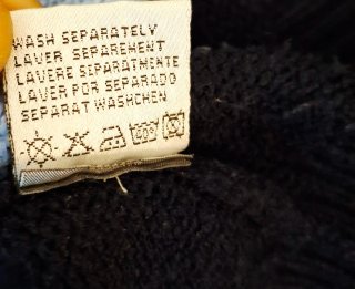 Jersey Lacoste rayas azul, naranja