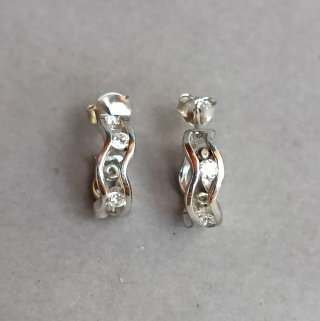 Pendientes de Plata con Circonitas