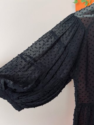 Blusa negra Stradivarius Talla S