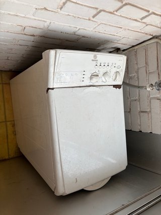Lavadora carga superior blanca
