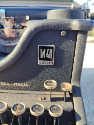 Olivetti M40 Macchina da Scrivere