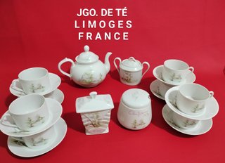 Juego de té Limoges 7 servicios