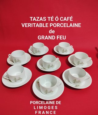 Juego de té Limoges 7 servicios