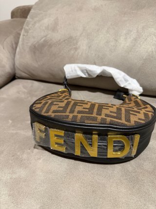 Bolso Fendi Marrón y Dorado