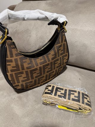 Bolso Fendi Marrón y Dorado