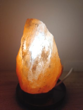 Lámpara de sal natural