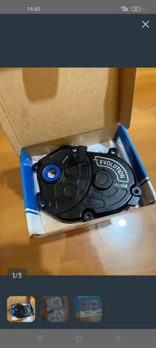 Polini Evolution Tapa Embrague Negra/Azul