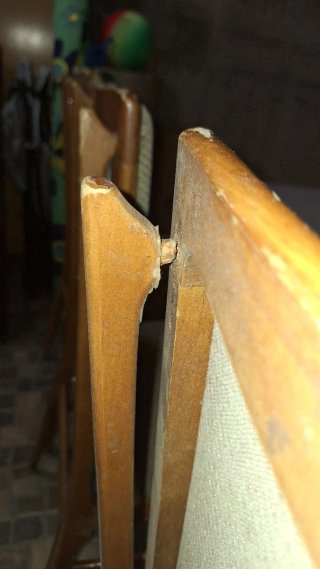 Juego de 3 sillas para restaurar