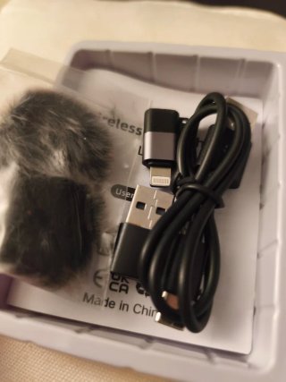 Micrófono Inalámbrico Mini Clip-On