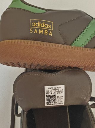 Adidas Samba Marroni/Verdi Taglia 42