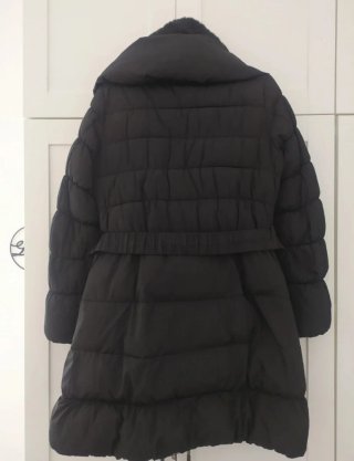 Plumas mujer negro entallado