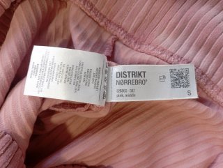 Sudadera rosa de pana S
