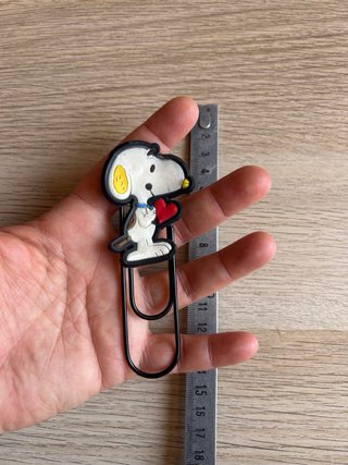 Clip Snoopy con corazón vintage
