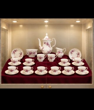 Juego Café Royal Albert Lavender Filo Oro