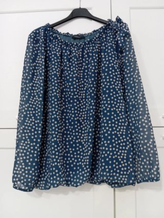 Blusa stile Bobo chic pois tg M