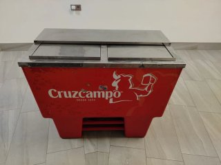 Botellero Cruzcampo Rojo