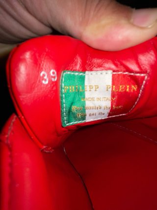 Zapatillas Philipp Plein Rojas Talla 39