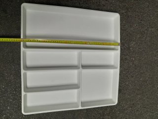 Cubertero Organizador Blanco