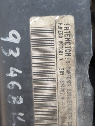Motor completo 1.4 16v BBY