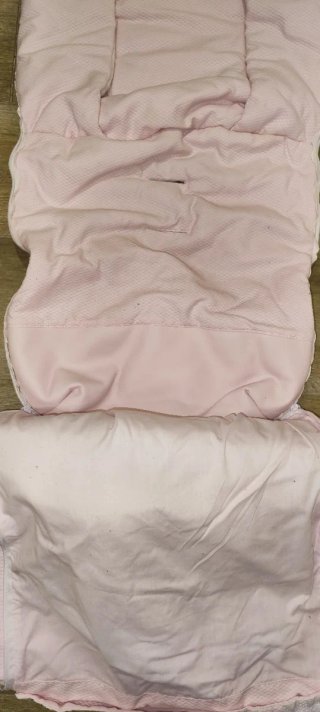 Saco para silla/carro bebé rosa