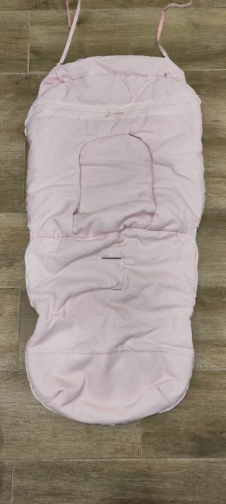 Saco para silla/carro bebé rosa