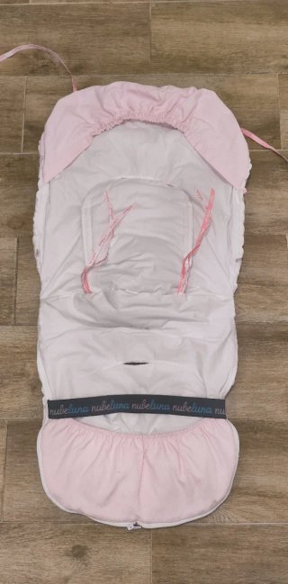 Saco para silla/carro bebé rosa