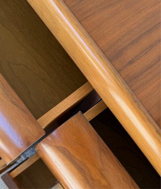 Aparador/ consola estilo escultórico moderno 70s