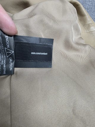 Chaqueta de invierno beige