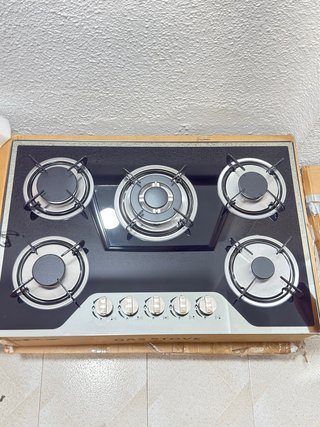 Encimera Gas 5 Fuegos Empotrable