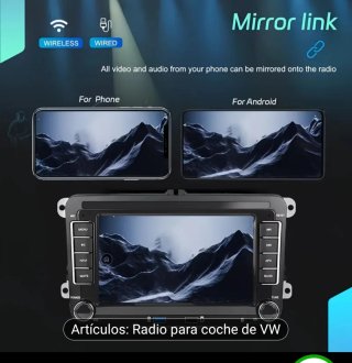 Radio Pantalla Coche CarPlay Android Auto