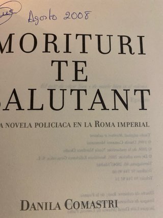 Morituri te salutant novela policiaca en la Roma I