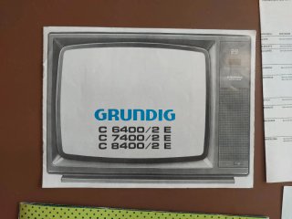 Manuales de antiguos TV Vandguard, Grundig y radio