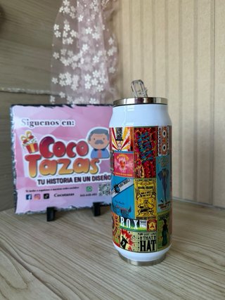 Botella vaso personalizado