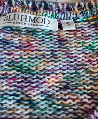 Jersey de lana multicolor talla única