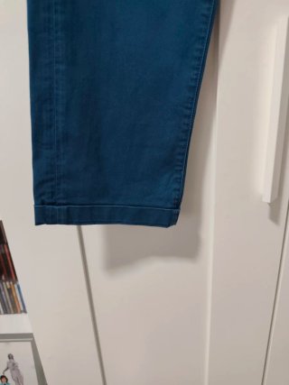 Pantalón Chino Salsa Azul Verdoso Hombre