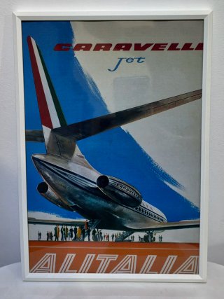 Stampa Alitalia Pubblicità Vintage
