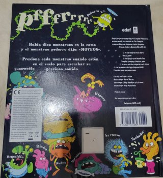 Libro infantil "Diez monstruos en la cama"