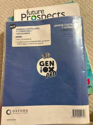 Libros de 1° Bachillerato Biosanitario.