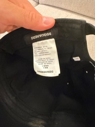 Cappello Dsquared2 Icon Nero