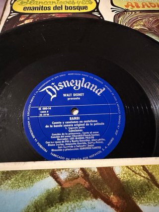 Pack 4 Vinilos Disney Cuentos Infantiles Vintage