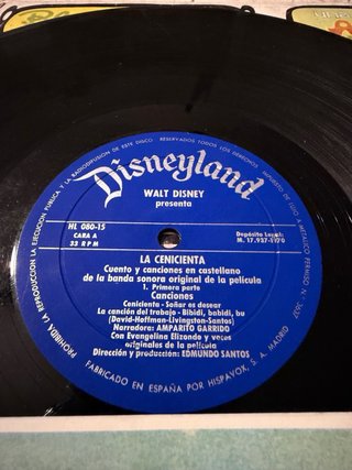Pack 4 Vinilos Disney Cuentos Infantiles Vintage