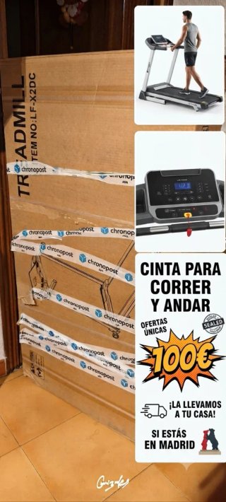 Cinta de correr y andar profesional