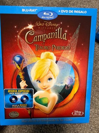 Blu-ray Campanilla y el Tesoro Perdido + DVD
