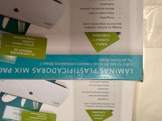Laminadora QUIGG A4 + Pack Láminas