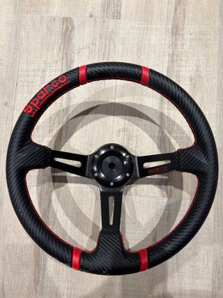 Aro simracing estilo Sparco + adaptador Thrustmast