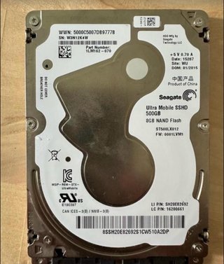 Disco Duro Seagate 500GB SSHD 2.5