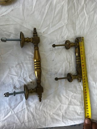 Tiradores de bronce vintage