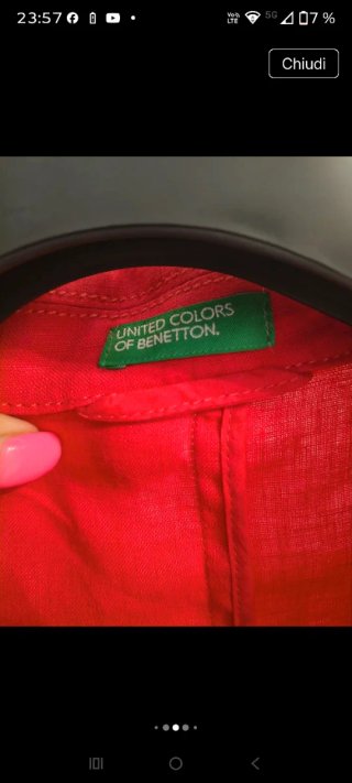 Blazer Benetton rosa taglia L