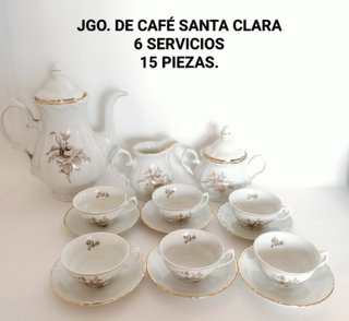 Juego de Café Santa Clara 15 Piezas