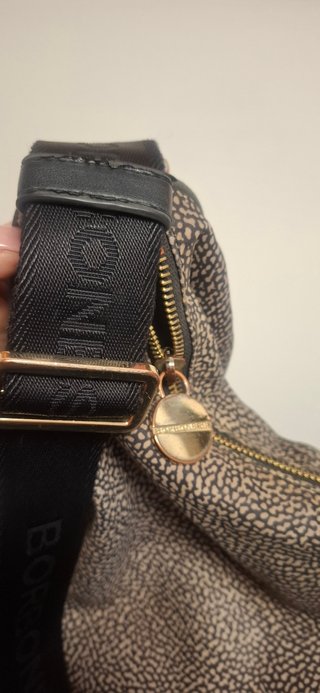 Borsa Borbonese Beige/Nero
